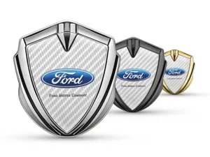 Ford Silicone Emblema Badge Durevole Tocco Premium